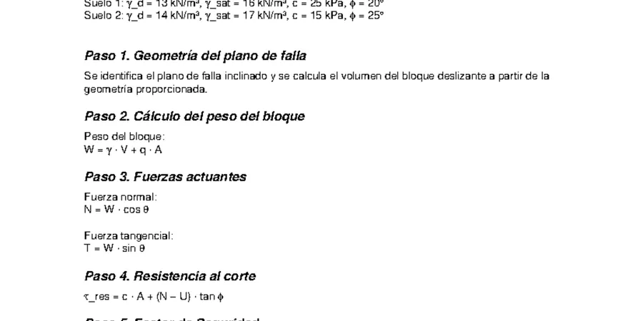 Illustrative image of Factor of safety (FS) calculation in Las Vegas