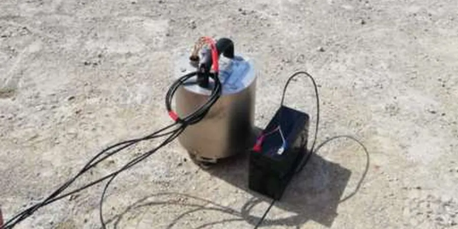 Illustrative image of HVSR microtremor survey (Nakamura method) in Las Vegas
