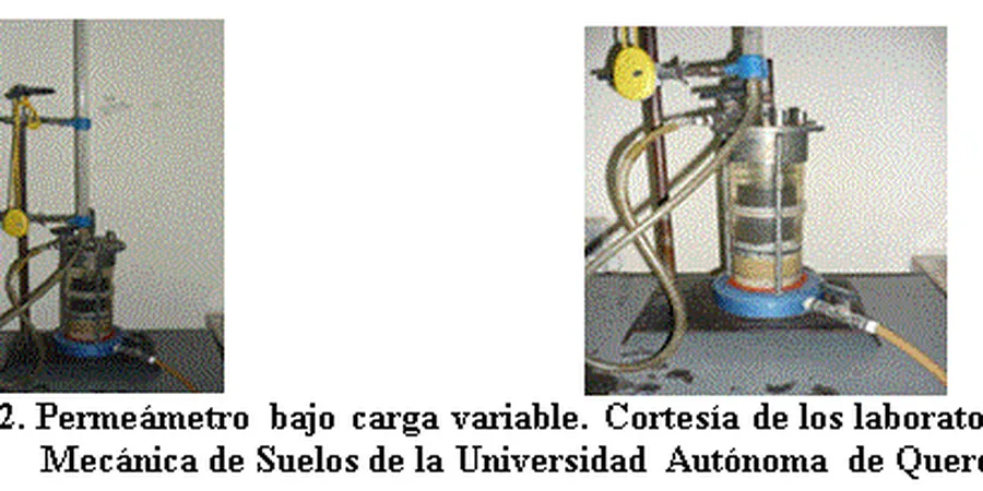 Illustrative image of Laboratory permeability test (falling/constant head) in Las Vegas