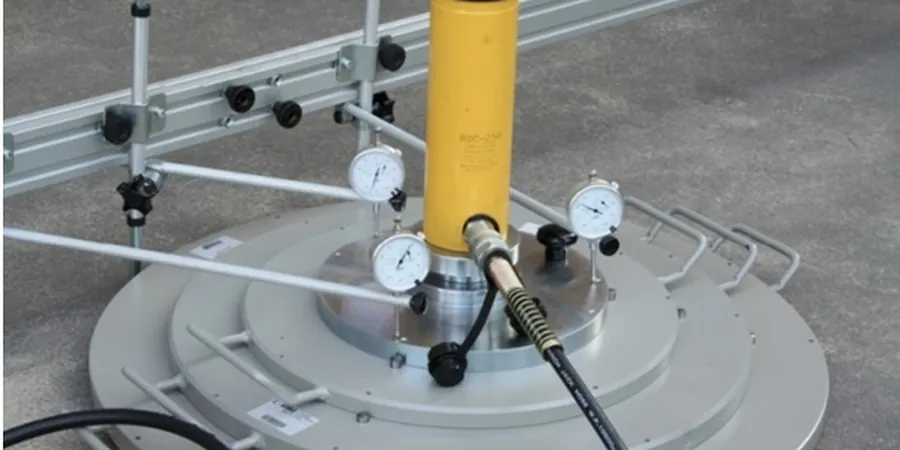 Illustrative image of Plate load test (PLT) in Las Vegas